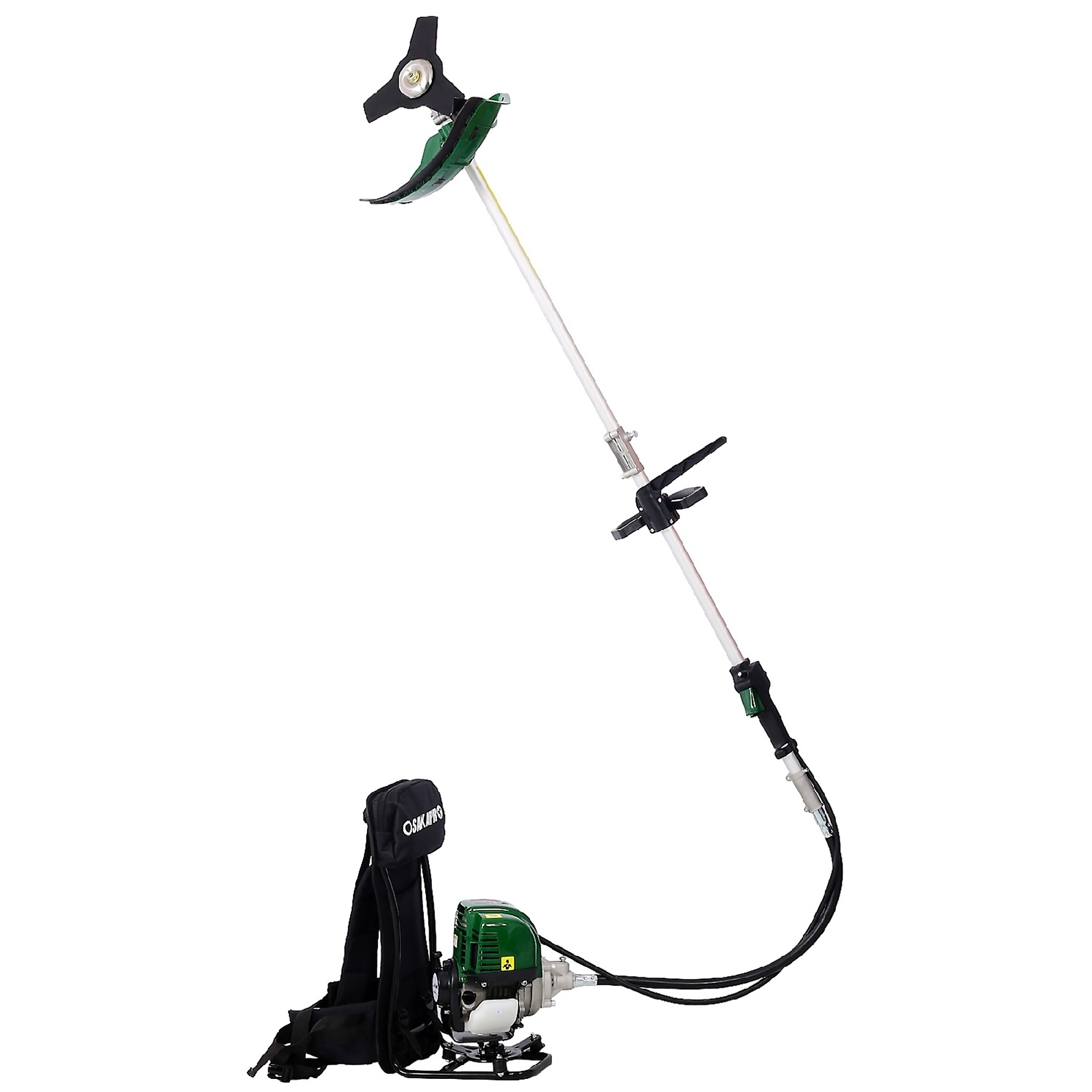 BlackTeck 4-in-1 Multi-Functional Garden Tool System — 38cc 4-Cycle Gas Engine, Pole Saw, Hedge Trimmer, Grass Trimmer, Model# N2-61892